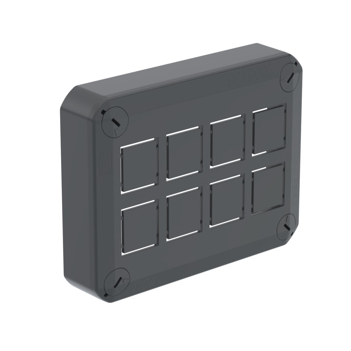 OBO T-Serie Stekerbare T100 deksel leeg uitbreekpoorten voor data 150x116x39 polyp