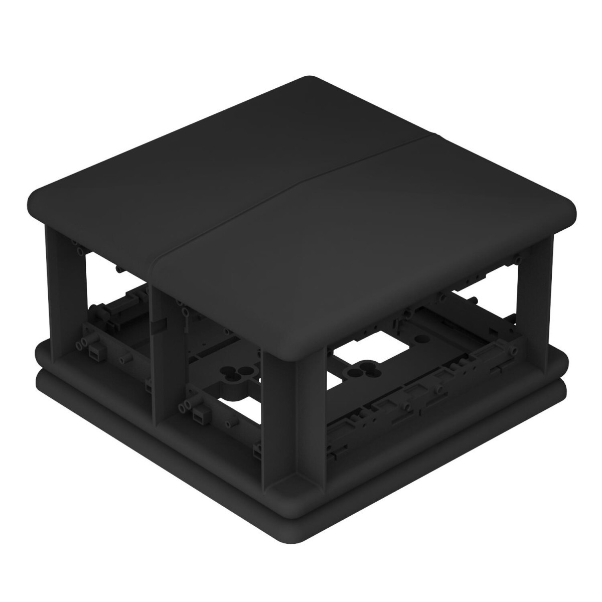 OBO Telitank 225x225x125 polyamide grafietzwart ral 9011