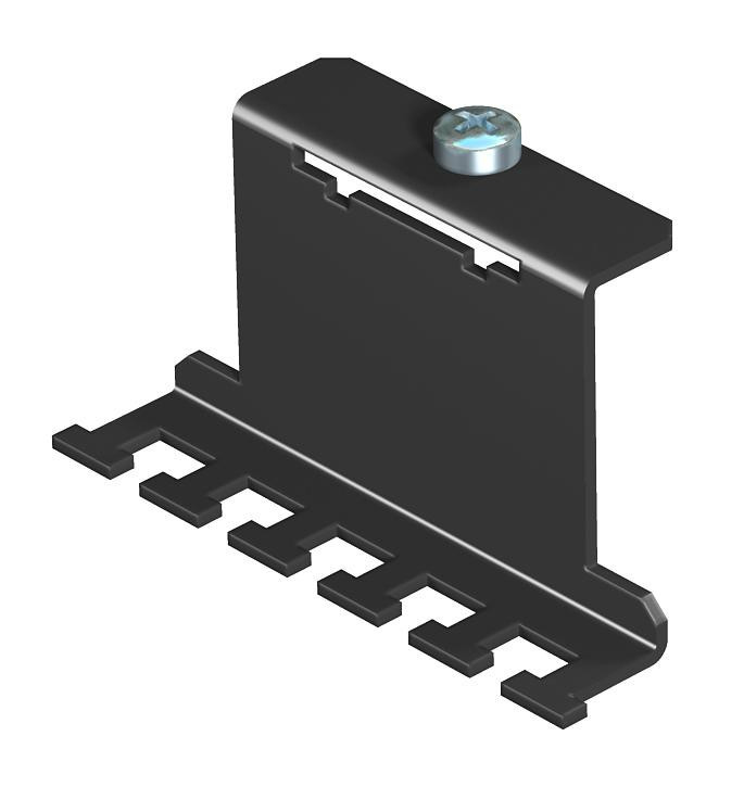 OBO Trekontlasting Montagedrager staal sendzimir verzinkt diepzwart ral 90