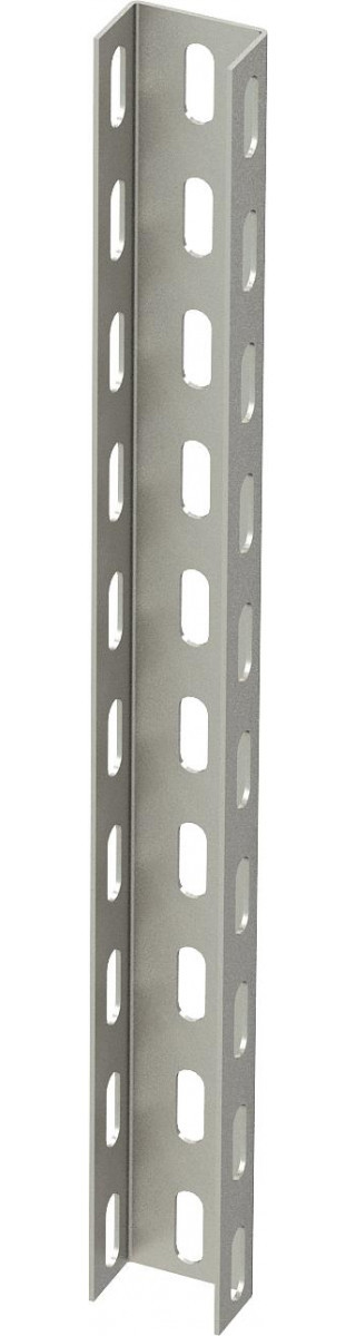 OBO US 3-Serie U-Profiel 3-zijdig geperforeerd 50x30x2000 roestvrij staal 1.4301 a2 1