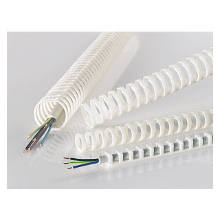 OBO VK Flexkanal Bedradingskoker VF flex 20 MM plakstrip 9010 polypropyleen zuiver wit