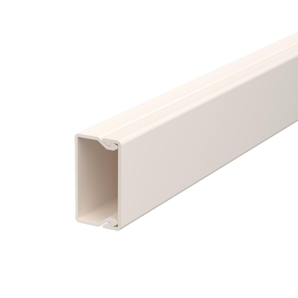 OBO WDK Wand- en plafondkanaal met bodemperforatie + deksel 20x35x2000 polyvin