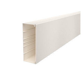 Obo Wand-en plafondkanaal met bodemperforatie 80x210x2000 PVC crèmewit
