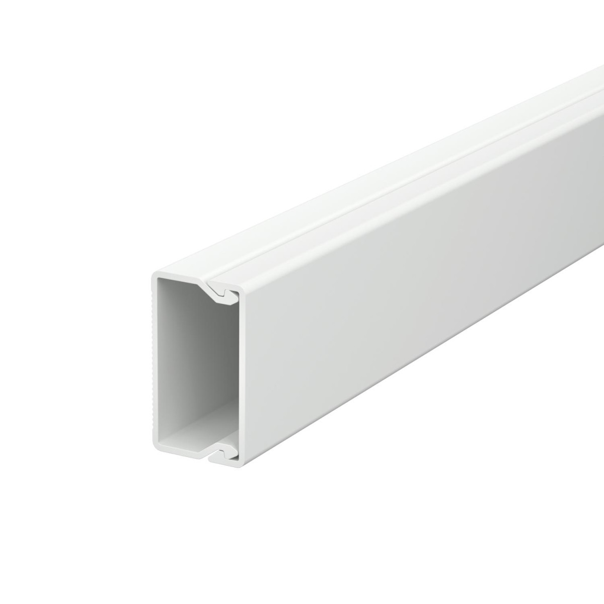 OBO WDK Wand- en plafondkanaal met bodemperforatie + deksel 20x35x2000 polyvin