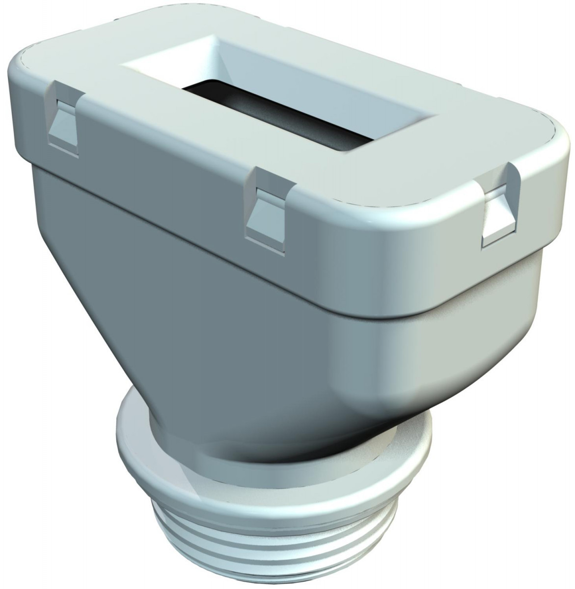 OBO V-TEC Wartel Voor platte kabel M32 polyethyleen steengrijs ral 7030