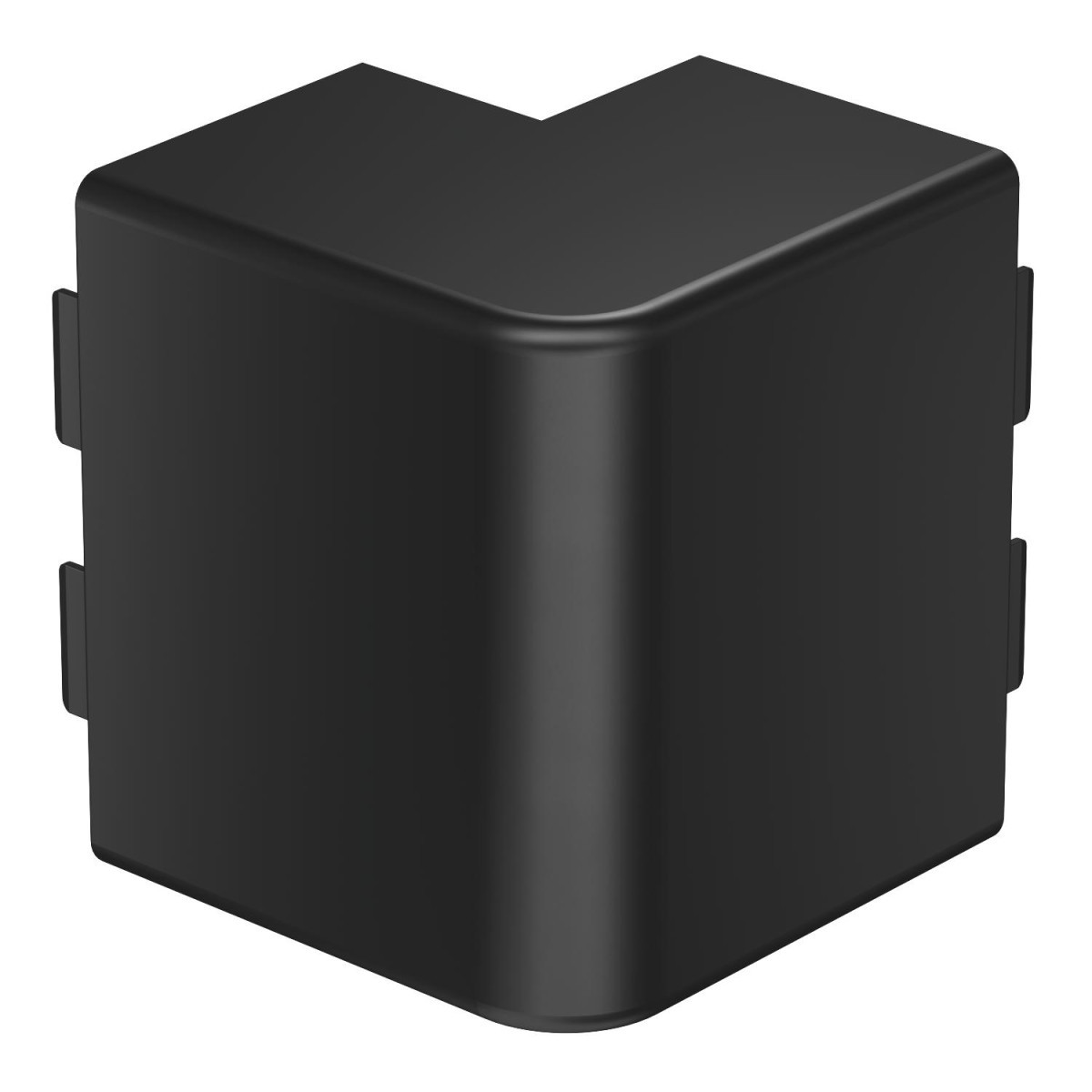 OBO WDK Buitenhoek 60x110 polyvinylchloride diepzwart ral 9005