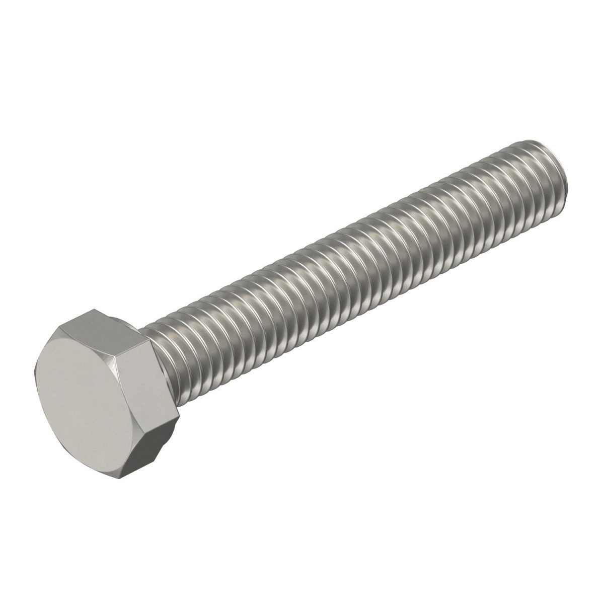 OBO Zeskantbout m6x40mm roestvast staal blank, nabehandeld