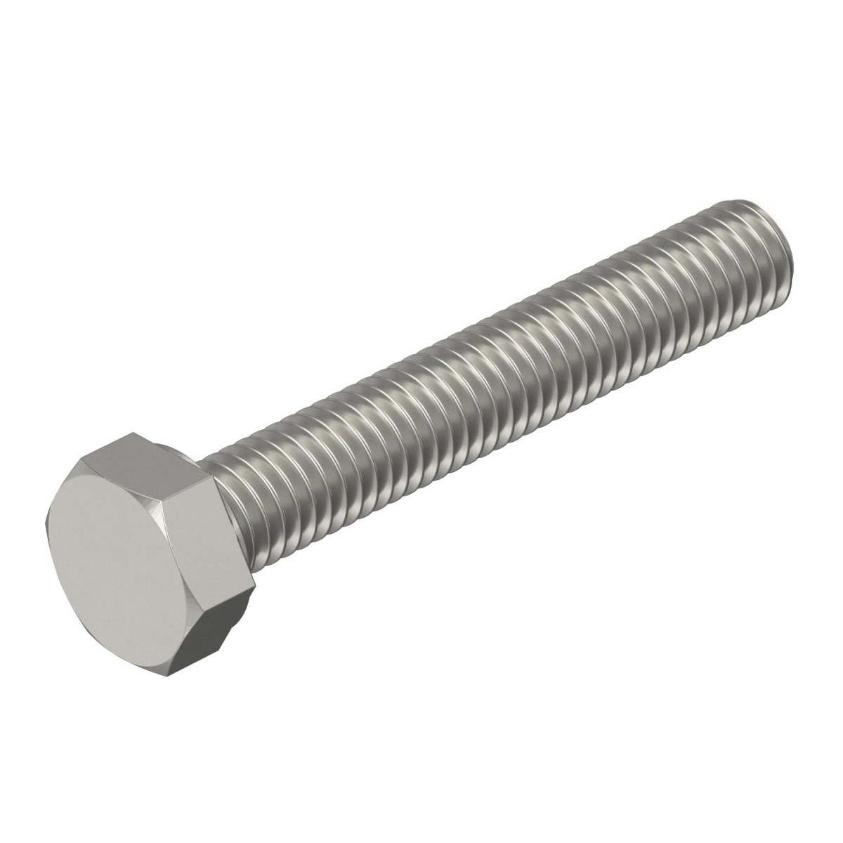 OBO Zeskantbout m8x50mm roestvast staal blank, nabehandeld