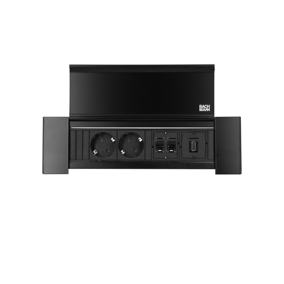 OCS Inbouw stopcontacten Power Frame - 2X 230V ra + 2X cat6u B/B + 1X hdmi B/B - 0,2M GST O.G.