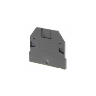 Omron Aansluitklem eindplaat voor 2.5MM2 schroefaansluiting 1 op 1 grijs