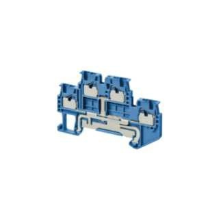 Omron Terminal block verbindingsrijgklem 1,5MM² eendr. 1MM² meerdr. blauw