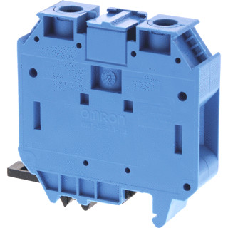 Omron Terminal block verbindingsrijgklem 10MM² eendr. blauw