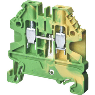 Omron Aardrijgklem groen/geel