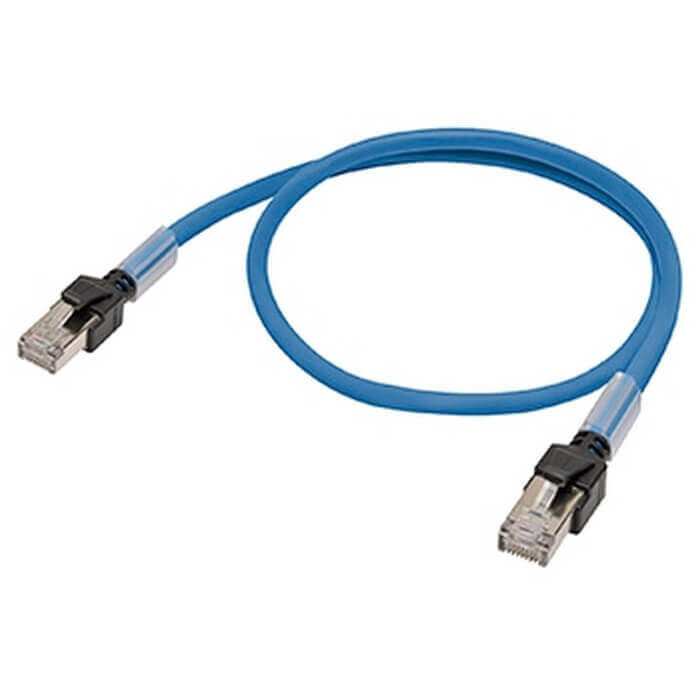 Omron Accessoires programmeerbarebesturin Ethernet Patch kabel, F/utp cat.6a, LSZH buitenmantel (blauw), 0,2 M