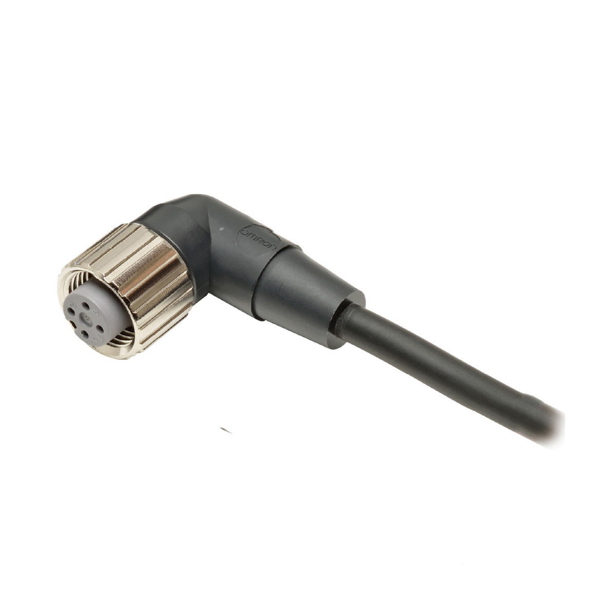 Omron Accessoiresbenaderingsschakelaars M12 Basis connector, 3-pin, haaks, PVC, schroefverbinding, 2 M kabel