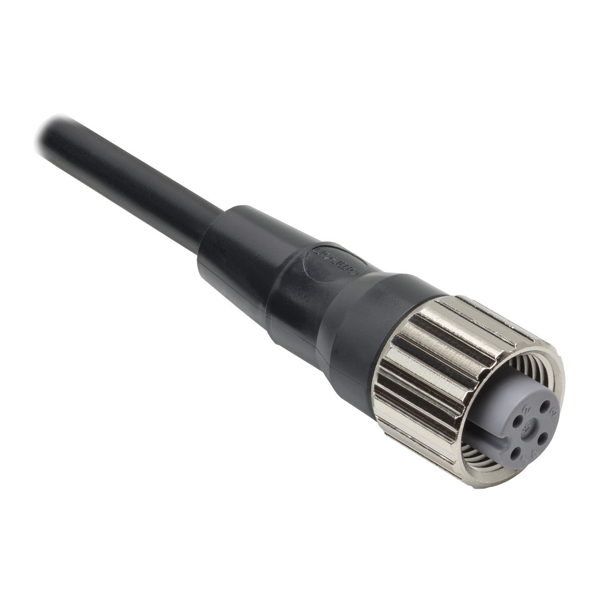 Omron Accessoiresbenaderingsschakelaars M12 Basis connector, 4-pin, recht, PVC, schroefverbinding, 5 M kabel