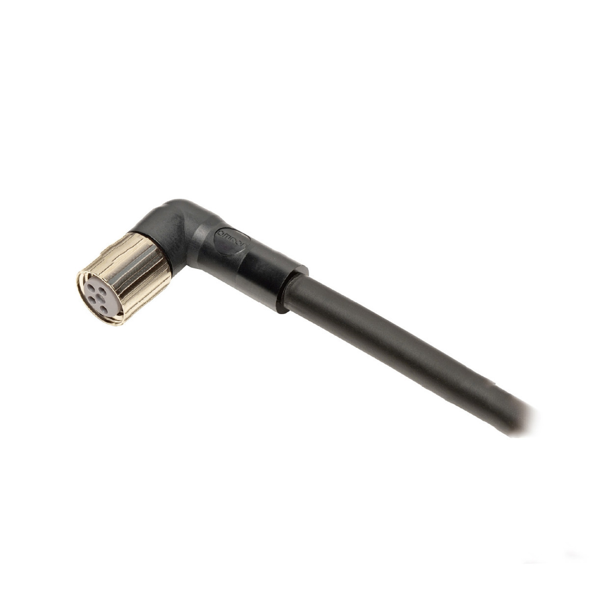 Omron Accessoiresbenaderingsschakelaars M8 Basis connector, 3-pin, haaks, PVC, schroefverbinding, 5 M kabel