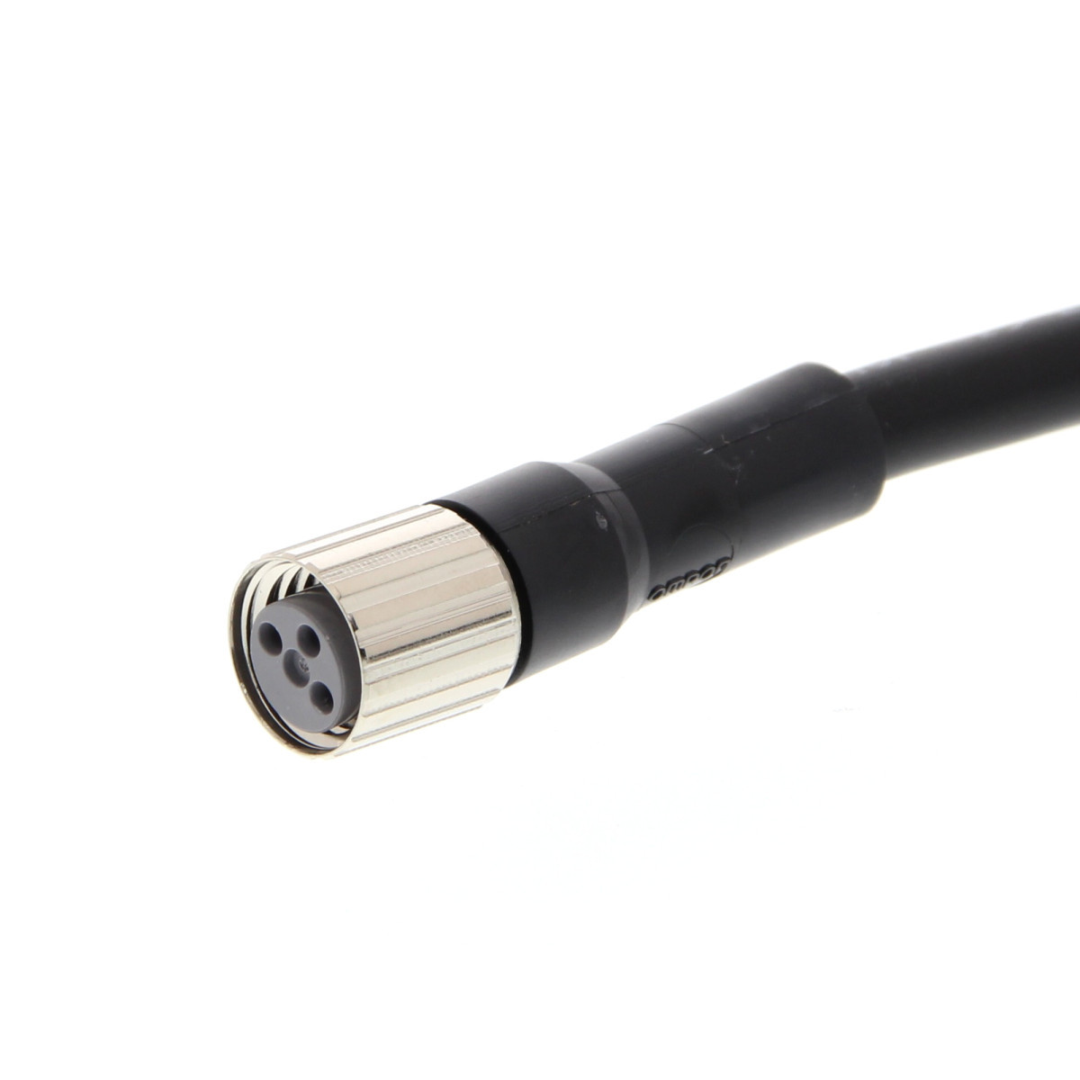 Omron Accessoiresbenaderingsschakelaars M8 Connector, 3-pin, recht, pur, schroefverbinding, 5 M kabel