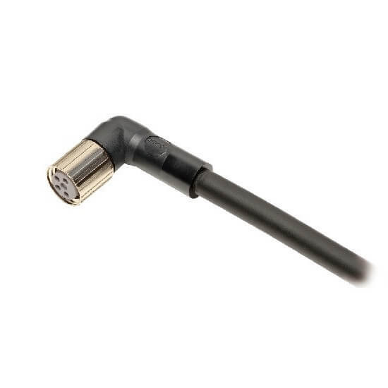 Omron Accessoiresbenaderingsschakelaars M8 Connector, 4-pin, haaks, PVC, schroefverbinding, 10 M kabel