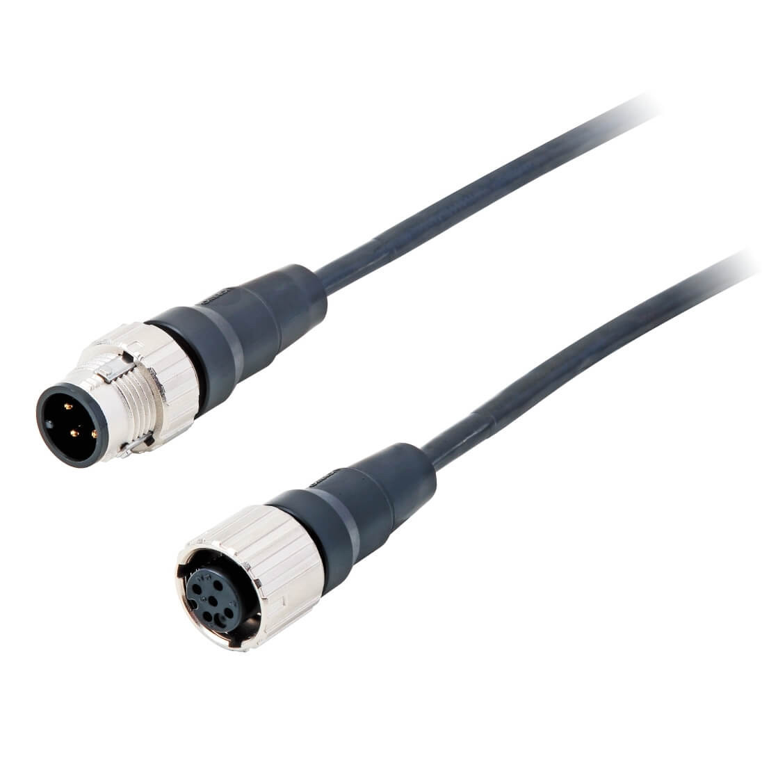 Omron Accessoiresbenaderingsschakelaars Sensorstekker, stekker en aansluiting, M12 4-draads, smartclick, recht