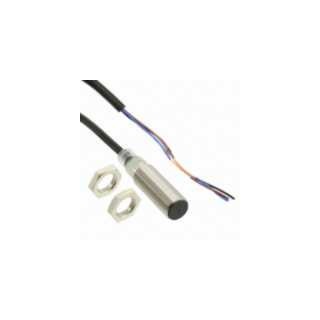 Omron Benaderingsschakelaars E2B M12, afgeschermd, SN: 4 MM, L: 30(47) MM, 12-24VDC, NPN, no, 5 M kabel