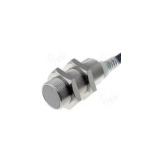 Omron Benaderingsschakelaars E2E Naderingssensor, inductief, nikkel-messing, M18, afgeschermd, 5 MM, no
