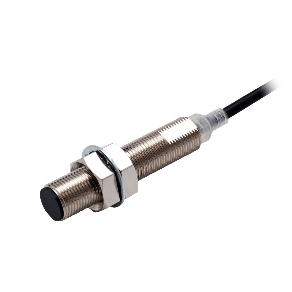 Omron Benaderingsschakelaars E2E Proximity Sensor, inductive, nickel-brass, long body, M12, shielded, 9