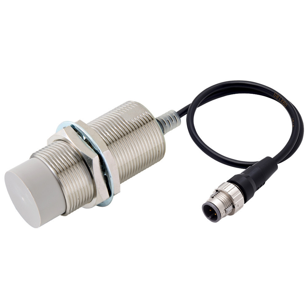 Omron Benaderingsschakelaars E2E Proximity Sensor, inductive, nickel-brass, long body, M30, unshielded,