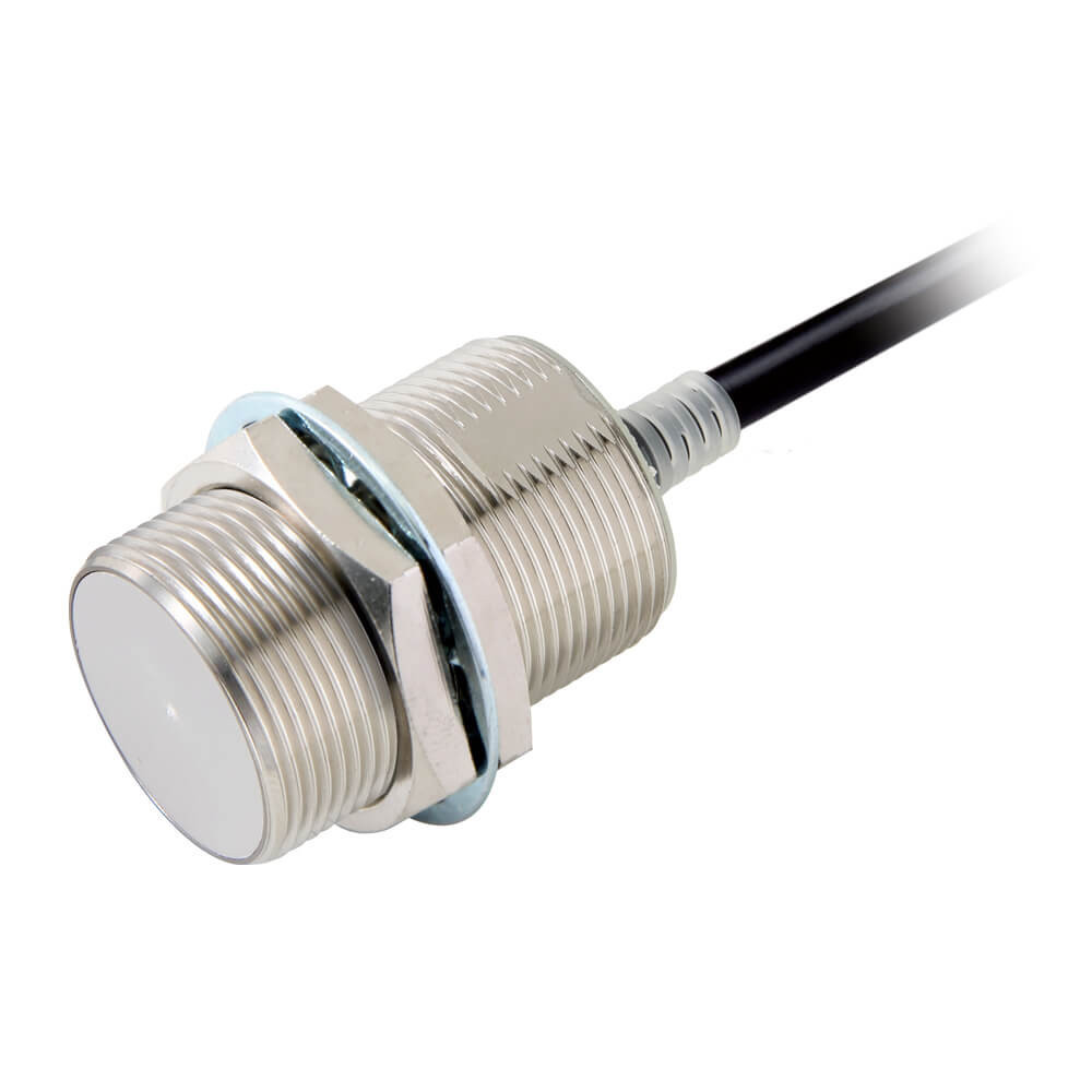 Omron Benaderingsschakelaars E2E Proximity Sensor, inductive, nickel-brass, short body, M30, shielded,