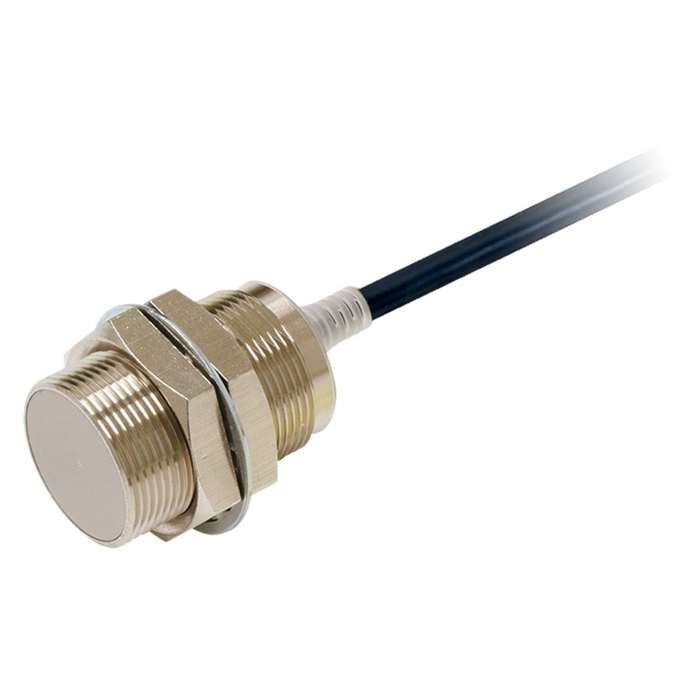 Omron Benaderingsschakelaars E2E Proximity Sensor, inductive, nickel-brass, short body, M30, shielded,