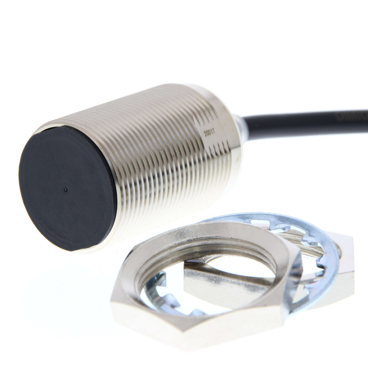 Omron Benaderingsschakelaars E2E Proximity Sensor, inductive, nickel-brass, short body, M30, shielded,