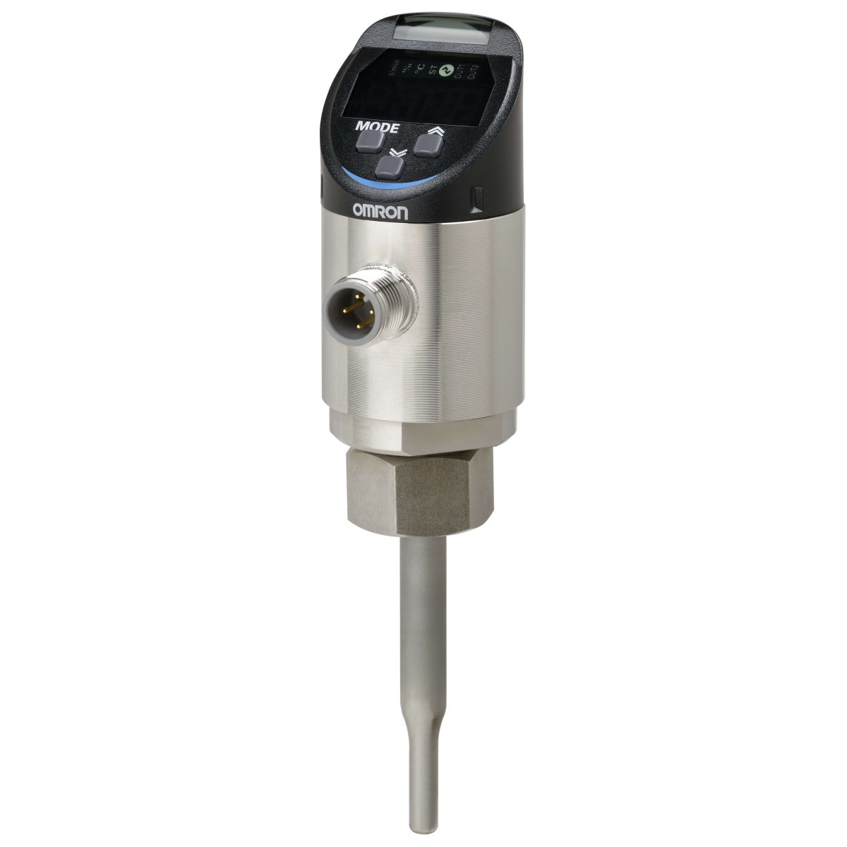 Omron Flow/druksensoren Flowsensor, vloeistof, PNP/NPN, io-link com3, analoog, M12-connector