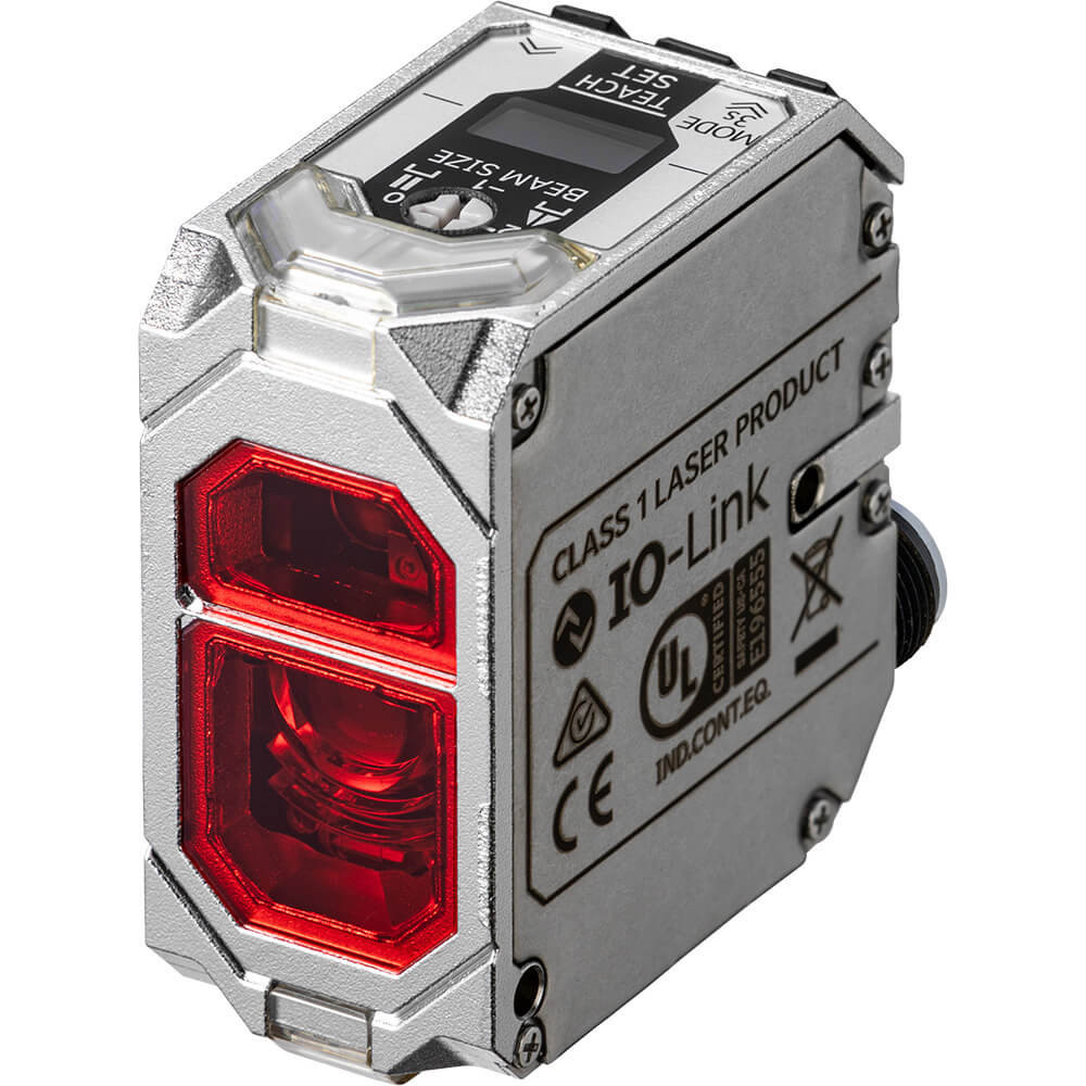 Omron Fotocellen E3AS Foto-Elektrische sensor, behuizing van gegoten aluminium (verchroomde