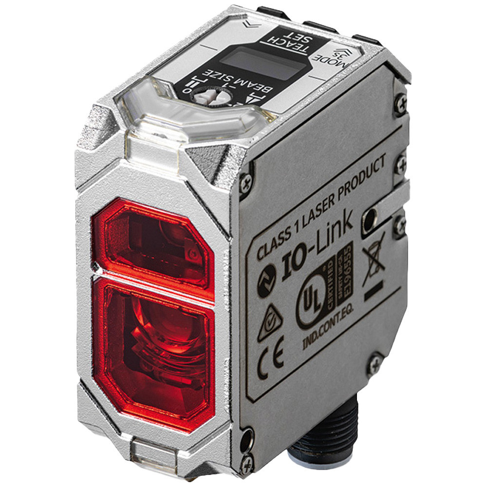 Omron Fotocellen E3AS Foto-Elektrische sensor, behuizing van gegoten aluminium (verchroomde