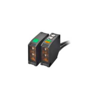Omron Fotocellen E3JK Foto-Elektrische sensor, vierkante behuizing, rode led, doorgaande bun