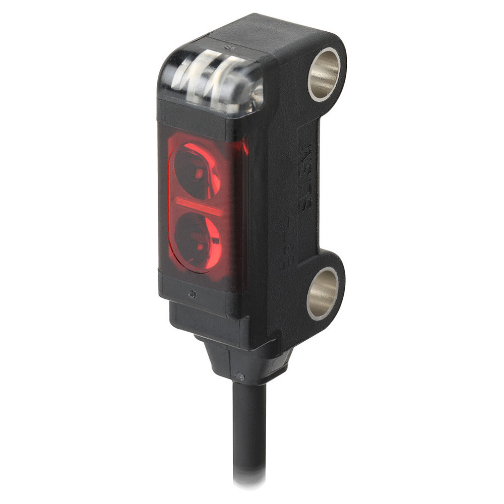 Omron Fotocellen E3T Objectreflectie, 5-30 MM, smal, 12-24 VDC, PNP, lo, M3 bevestigingsgat