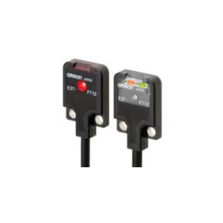 Omron Fotocellen E3T Zender-Ontvanger, 50 CM, plat 3,5 MM, 12-24 VDC, NPN, lo, M2 bevestigi