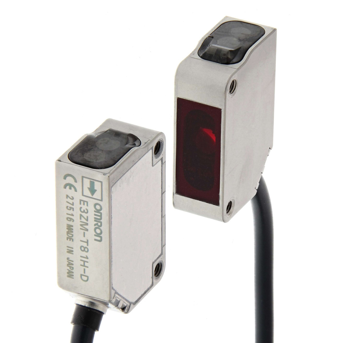 Omron Fotocellen E3Z Zender-Ontvanger, 15 M, PNP, ip69k, zonder potentiometer, 5 M kabel