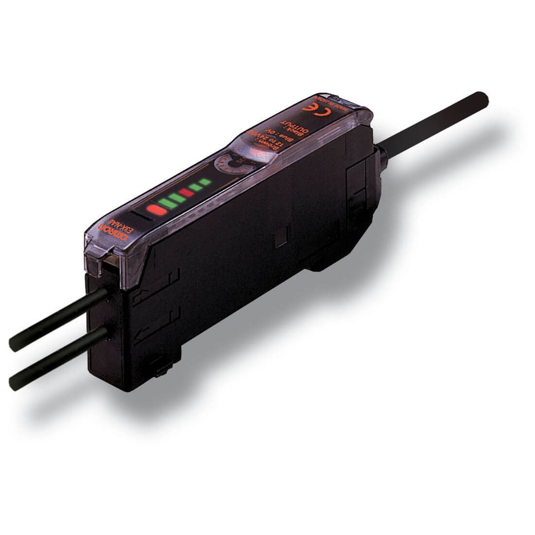 Omron Fotocellen Vezelversterker, DC, 3-draads, PNP, kabel van 2 M, inclusief accessoir