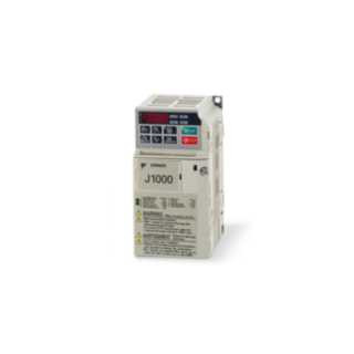 Omron Frequentieregelaars J1000 J1000 Freq.reg. HD: 0,25 KW, I nom. 1,6 A / ND: 0,37 KW, I nom. 1,9 A,
