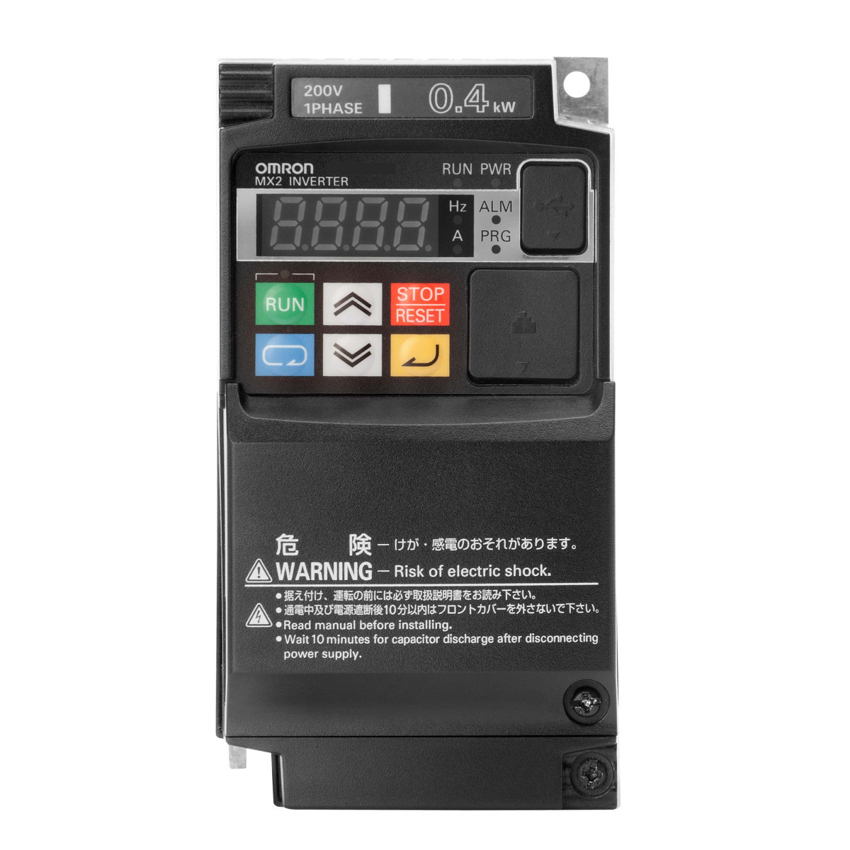 Omron Frequentieregelaars MX2 3G3MX2 Freq.reg., 2,2/3,0 KW (CT/VT), I nom 11,0/12,0 A (CT/VT), 200 V
