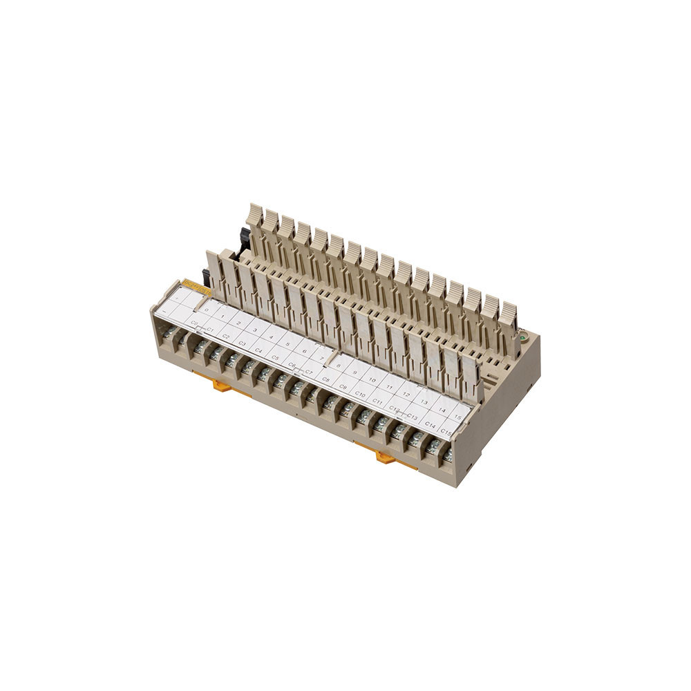 Omron G7 vermogensrelais Relay I/O block, output base, 16 points, PNP, 24 VDC