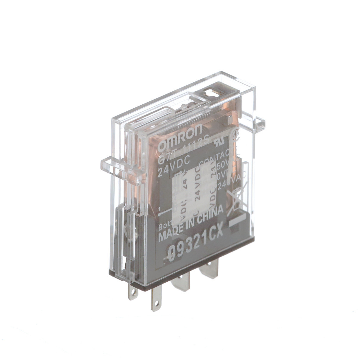 Omron Industrial Relays Slim Style output relay, SPST-NC, 5 A, 24 VDC