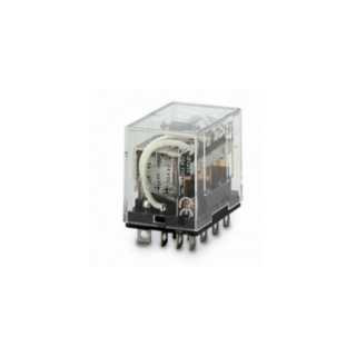 Omron Industriele relais LY Vermogensrelais LY, 4 wisselcontacten, 12 vac/10 A, 4-polig, ins