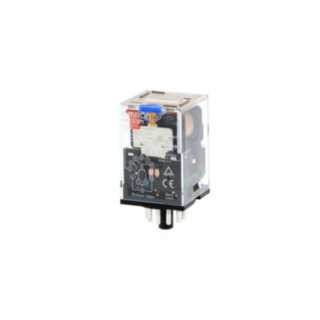 Omron Industriele relais MK-I/-S Relay, plug-in, 11-pin, 3PDT, 10 A, mech indicator, test button