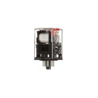 Omron Industriele relais MK-I/-S Relay, plug-in, 8-pin, DPDT, 10 A, mech & led indicator, test button