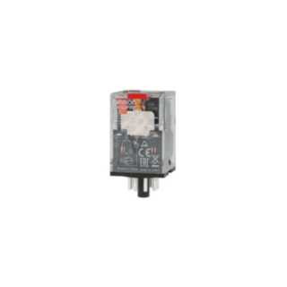 Omron Industriele relais MK-I/-S Relay, plug-in, 8-pin, DPDT, 10 A, mech & led indicator, test button