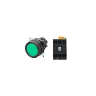 Omron Industriele schakelaars A22 Drukknop A22nl Ø22, compleet, ip66, plastic rand, vlak - laag, terugve