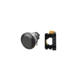 Omron Industriele schakelaars A22 Drukknop A22nn Ø22, compleet, ip66, geborsteld metaal, paddestoel, ter