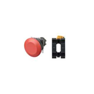 Omron Industriele schakelaars A22 Drukknop A22nn Ø22, compleet, ip66, plastic rand, paddestoel, druk-dru